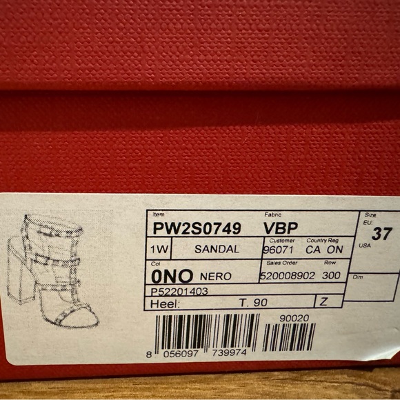 Valentino Rockstud Leather Sandal - Picture 7 of 7